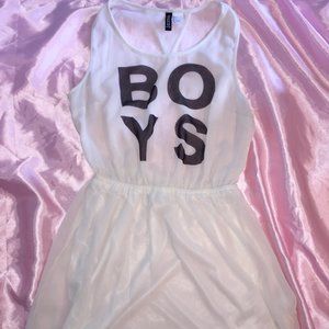 H&M Divided BOYS Sheer Chiffon Mini Dress